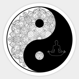 Yin yoga Sticker